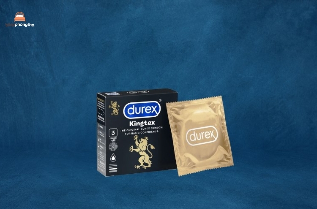 Durex Kingtex nổi bật với kích thước nhỏ và mức giá phải chăng, phù hợp với những người có nhu cầu cơ bản